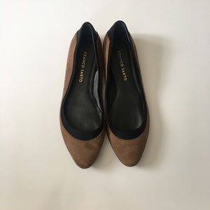 Franco Sarto Caterina ballet flat brown + black